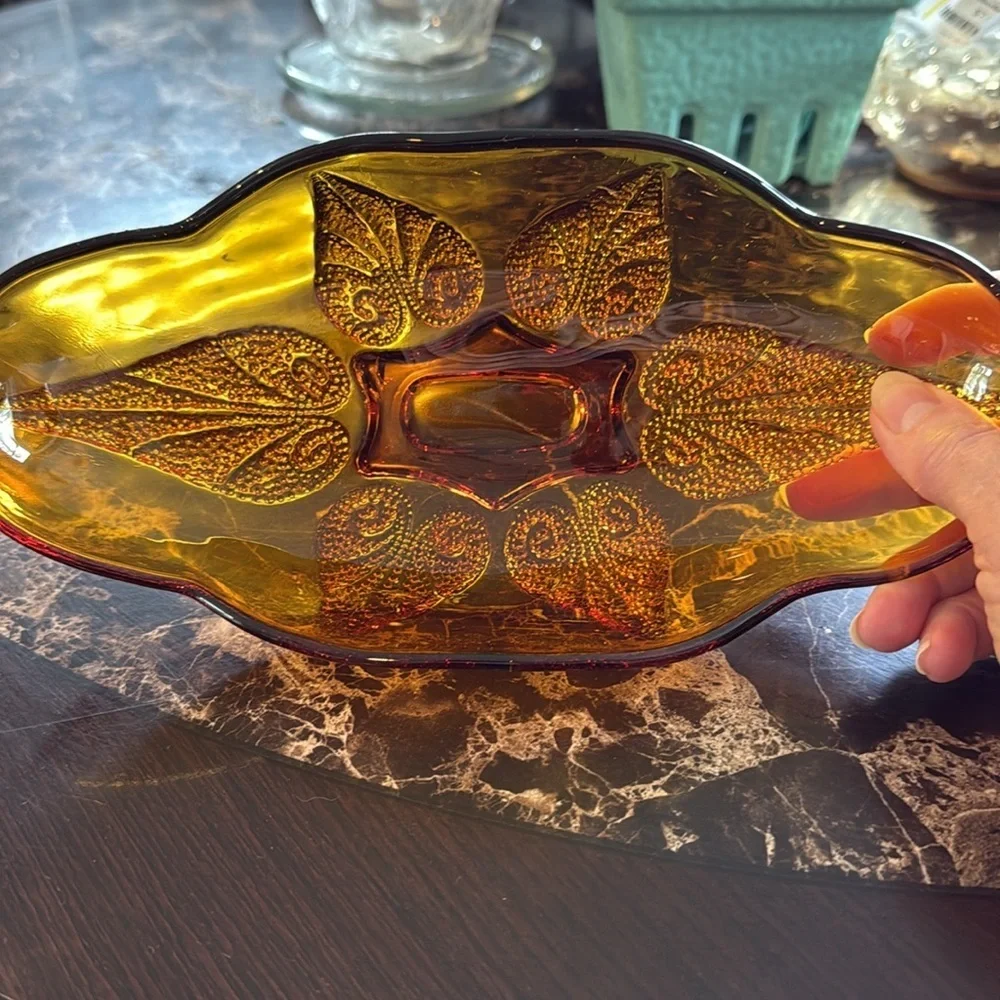Vintage relish dish